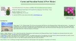 Desktop Screenshot of new-mexico.cactus-society.org
