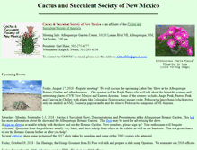 Tablet Screenshot of new-mexico.cactus-society.org